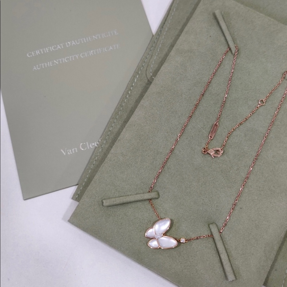 Van Cleef & Arpels two butterfly necklace